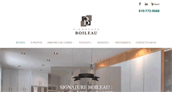 Desktop Screenshot of boiseriesboileau.com